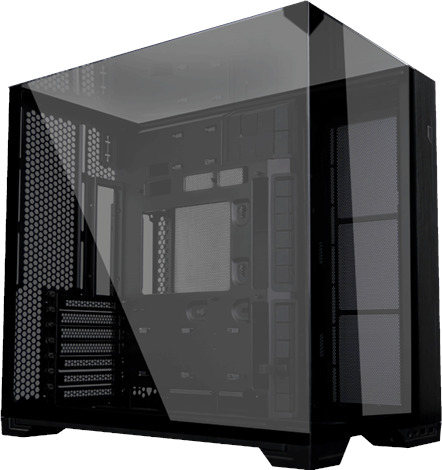 Lian Li O11 Vision Compact PC kabinett - Svart - E-ATX, ATX, microATX, Mini-ATX Lian Li O11 Vision Compact PC kabinett - Svart - E-ATX, ATX, microATX, Mini-ATX