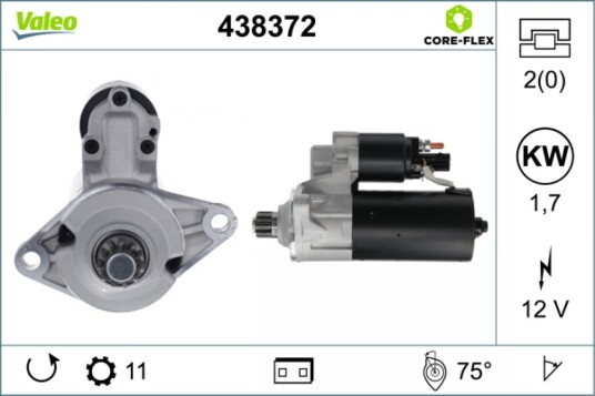 VALEO 438372 Starter VALEO 438372 Starter
