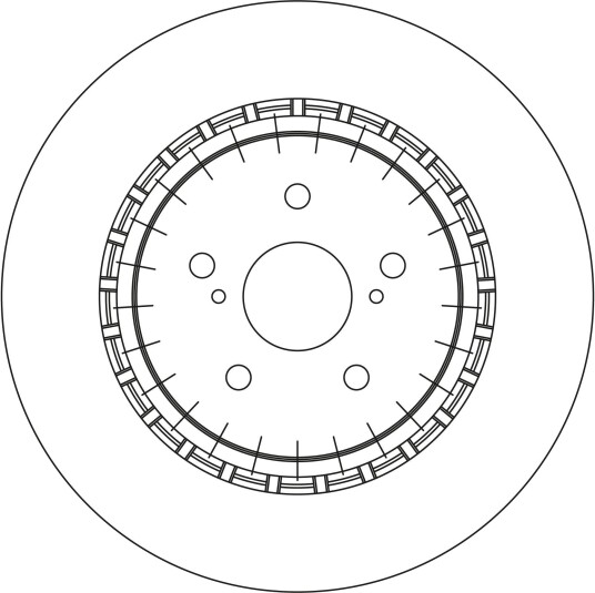 TRW DF4594S Bremseskive