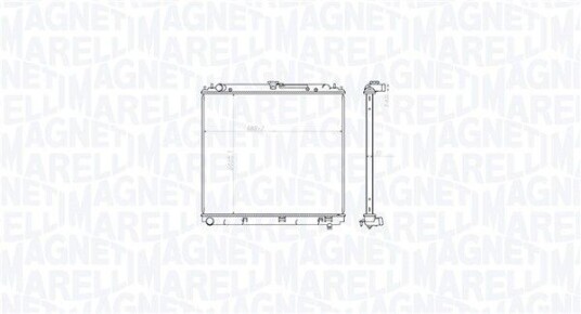 Radiator MAGNETI MARELLI 350213212800