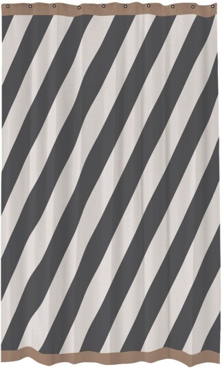 Mette Ditmer Diagonal dusjforheng 150x200 cm Dark grey