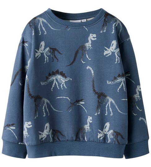 Name It Collegegenser NmmFabia Vintage Indigo Name It 5 år 110 Collegegenser Blå