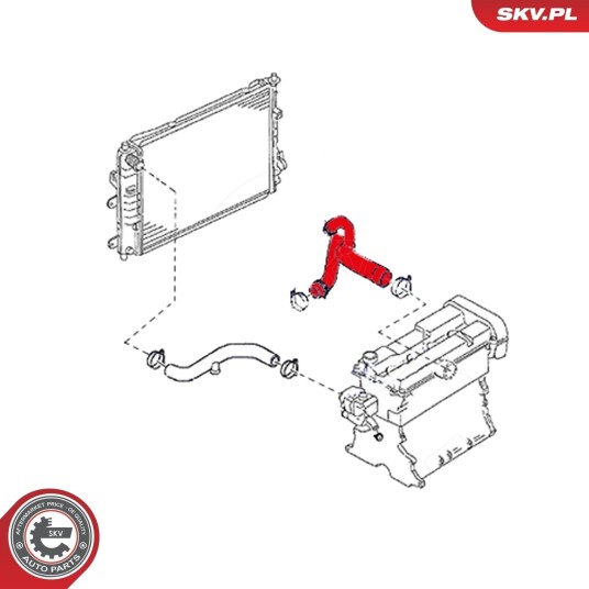 ESEN SKV 24SKV316 Radiatorslange