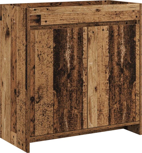 Badskapinet under vask Gammelt tre 78,5 x 37,5 x 81 cm Badskapinet under vask Gammelt tre 78,5 x 37,5 x 81 cm
