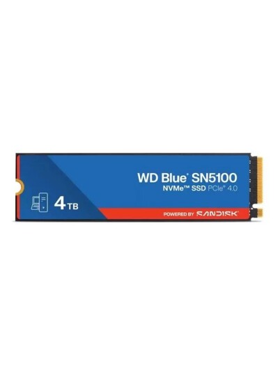 Western Digital WD Blue SN5100 4 TB M.2 PCI Express 4.0 NVMe QLC 3D NAND