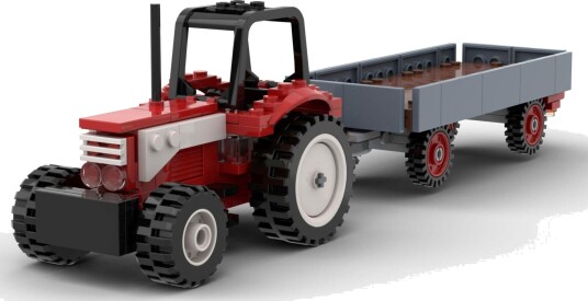 Kiddicraft Traktor Med Tilhenger Byggesett 5+ År 211 Deler Kiddicraft Traktor Med Tilhenger Byggesett 5+ År 211 Deler