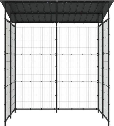  Sykkelskur 190x190x222 cm stål svart