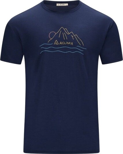 Aclima LightWool 140 Classic Sunset T shirt herre   Str. XL