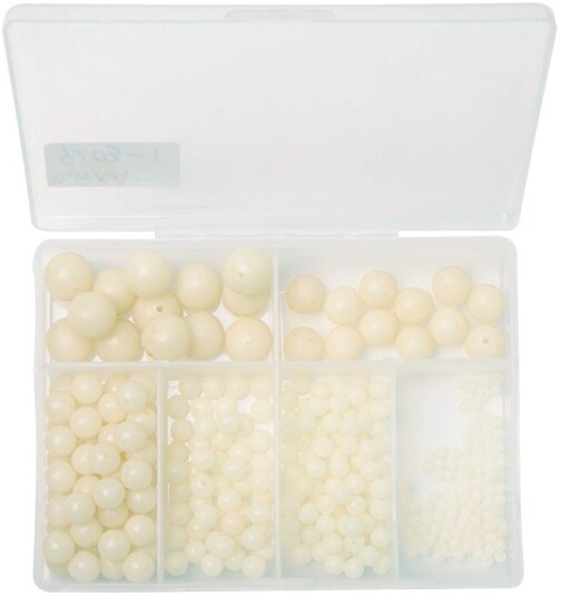 Fladen Luminous Soft Beads 300-Pack Selvlysende Myke Perler 5 8 Og 10mm Luminous