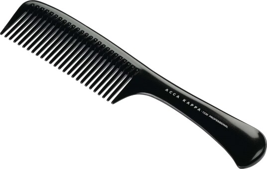 Acca Kappa Professional Rake Comb Styler – 7230 Black