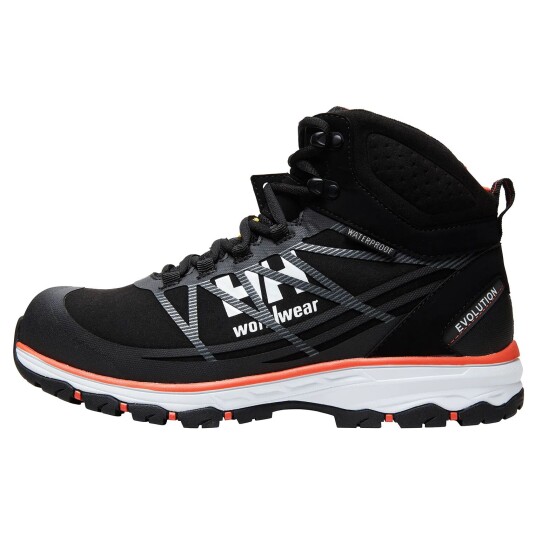 HH Workwear Workwear Helly Hansen Chelsea Evolution Vanntette Vernesko Med Tåvernhette I Aluminium Svart 45