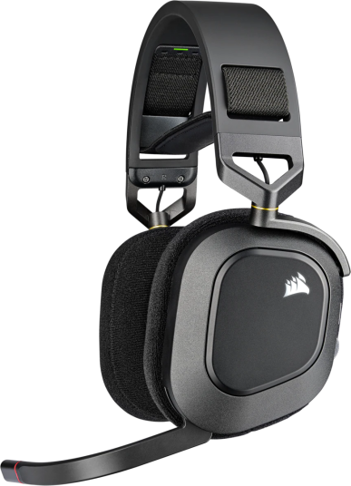 Corsair HS80 RGB Wireless - Svart Corsair HS80 RGB Wireless - Svart