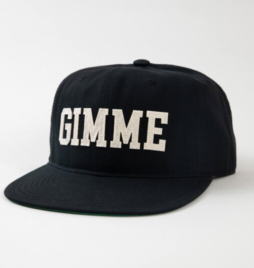 The Gimme Tour Cap Felt Vintage Fit Svart Capser Black The Gimme Tour Cap Felt Vintage Fit Svart Capser Black