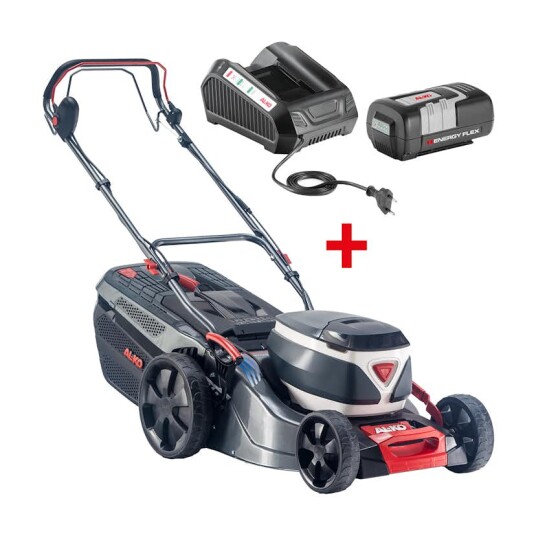 Bensindrevet Gressklipper AL-KO 46.2 Li SP-W 36V med Lader og Batteri