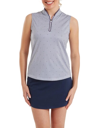 FootJoy Zip Front Tank Printed Multi/patterned L FootJoy Zip Front Tank Printed Multi/patterned L