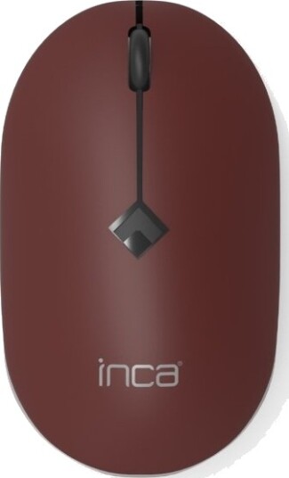 Inca Iwm 231Rb Ambidekstriøs Optisk Rf Kabel Fri 1600 Dpi Sort Brun