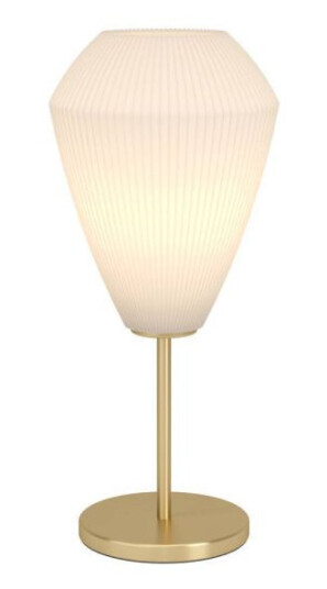 MS Caprarola Bordlampe E27 Messing Sand MS Caprarola Bordlampe E27 Messing Sand