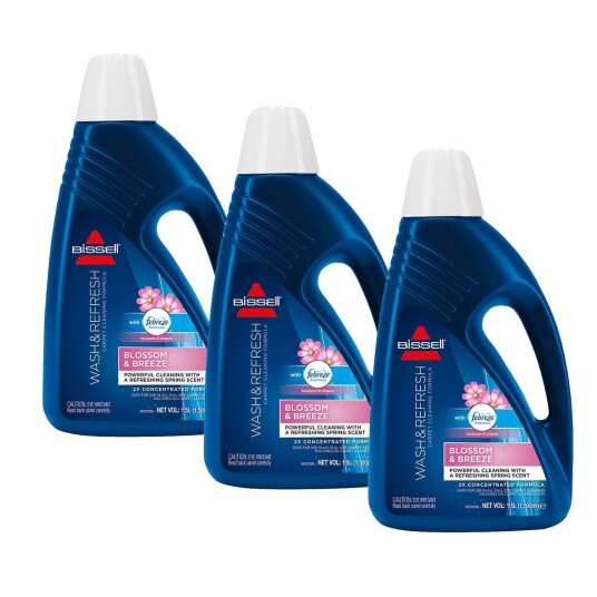 Bissell - 3X Wash & Refresh Febreze - 1,5L - Pakke Bissell - 3X Wash & Refresh Febreze - 1,5L - Pakke