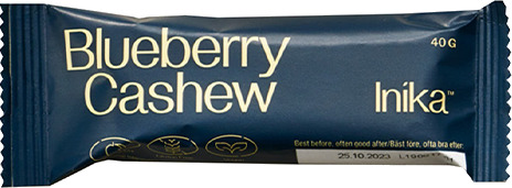 Blåbær Cashew Bar 50 g Blåbær Cashew Bar 50 g