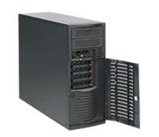 Supermicro SC733 TQ-668B - Kabinett - Tower - Svart