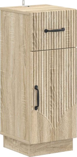 vidaXL Baderom Oppbevaringsskap HOORN Sonoma eik 30 x 31 x 77 cm