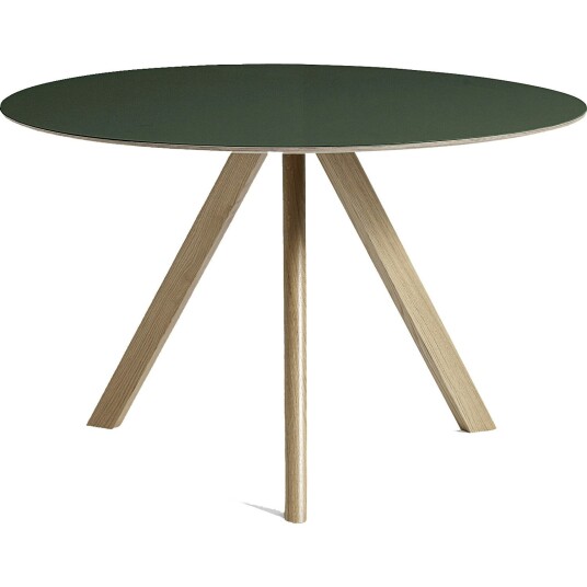 Hay CPH 20 2.0 Bord Ø120 cm Vannbasert lakkert Eik / Grønn
