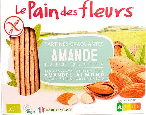 Le pain des fleurs Mandelknekkebrød Økologisk   150 g