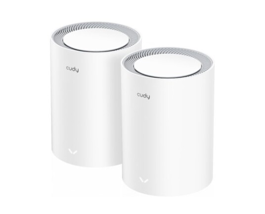 Cudy M3000 Mesh Router AX3000 Wi-Fi 6 2.5Gbps 2-Pack Hvit Cudy M3000 Mesh Router AX3000 Wi-Fi 6 2.5Gbps 2-Pack Hvit