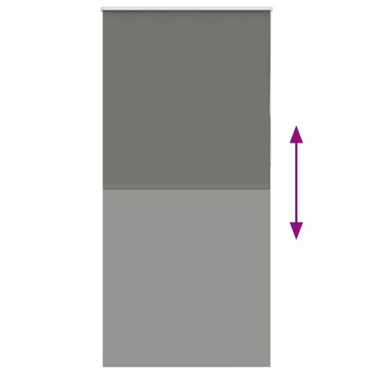 Rullegardin lystette 100x230 cm stoff bredde 95,7 cm polyester 8721158322944