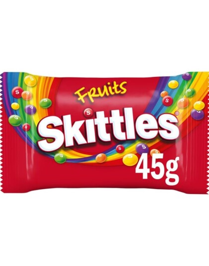 Skittles Original   Tyggepastiller med Forskjellige Fruktsmaker 45 gram