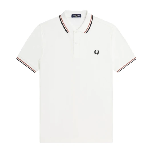Fred Perry Herre Topper Hvit XL Fred Perry Herre Topper Hvit XL