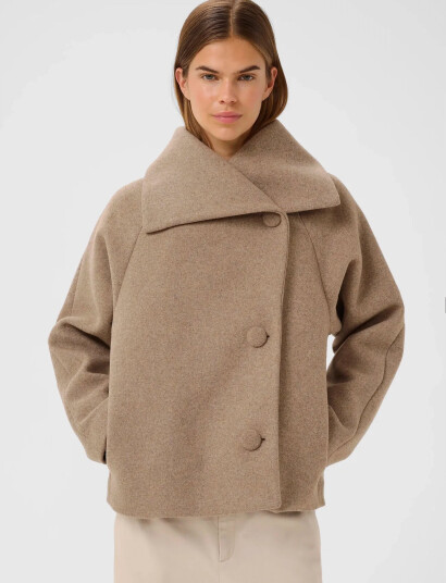 InWear Perryiw Short Coat R Beige 44 InWear Perryiw Short Coat R Beige 44
