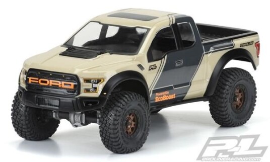 Pro-Line 2017 Ford F-150 Raptor Clear Body 12.3" WB Crawlers Pro-Line 2017 Ford F-150 Raptor Clear Body 12.3" WB Crawlers
