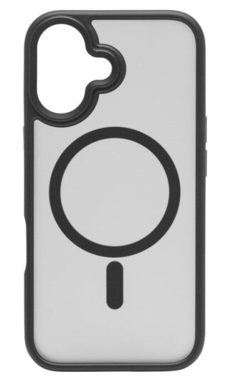 Linocell Hard Case Mobildeksel for iPhone 16 Svart