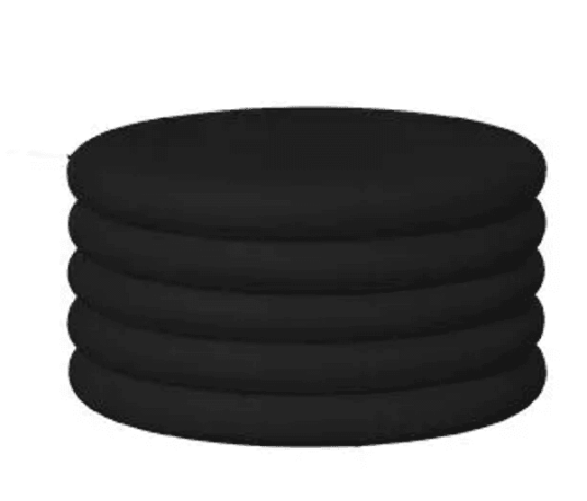 Trend Collection Riff Sofabord Sort L Ø60 x H28,5