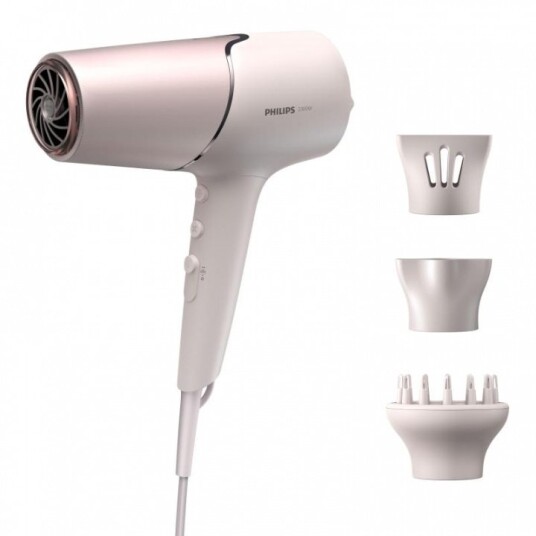 Philips Hårtork BHD530/20 2300 W Antal temperaturinställningar 3 Jonisk funktion Diffusormunstycke Rosa Philips Hårtork BHD530/20 2300 W Antal temperaturinställningar 3 Jonisk funktion Diffusormunstycke Rosa
