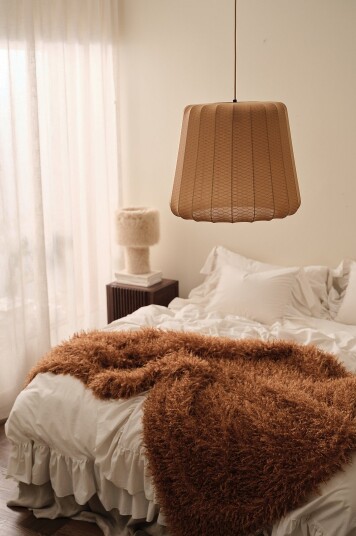 Ellos Home   Taklampe Melina Ø 50 cm Brun