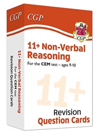 11+ Cem Revision Question Cards: Non-Verbal Reasoning - Ages 9-10 Av Cgp Books