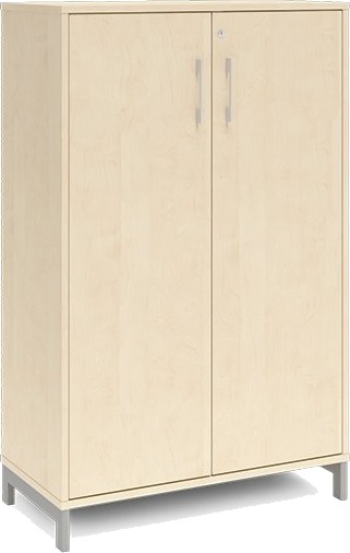 Kontorskab Dna, 800X1275 Mm, Birk/Alugrå 3A4 Kontorskab Dna, 800X1275 Mm, Birk/Alugrå 3A4