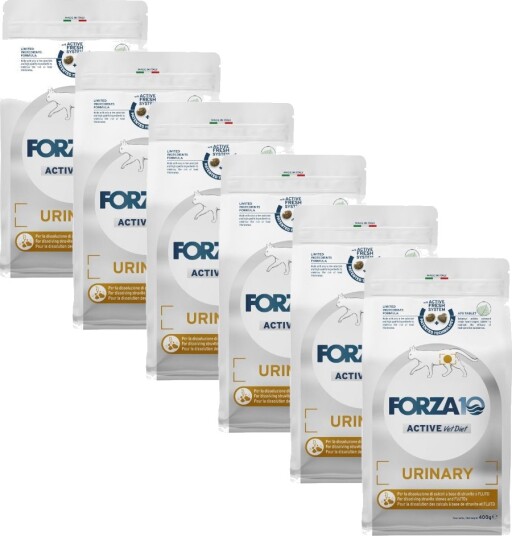 Forza10 Active Line Cat Tørrfôr Urinary Forza10 Active Line Fisk 2.4 kg 6 X 400 G