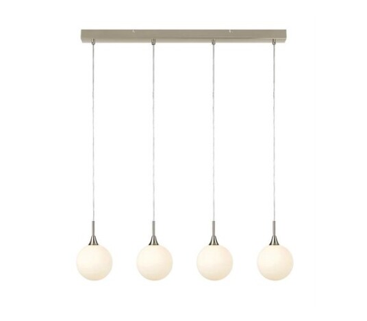 Quattro XL Taklampe 4L Stål/Hvit