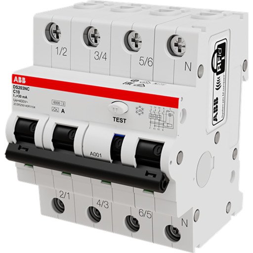 ABB Rcbo c 10/0.03 6ka ds203nc c10 a30 (8012542896524)