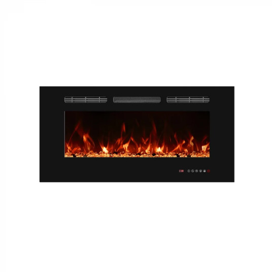 Scandiflames Electric Titanite 91 cm Vegg og innbyggingspeis Svart