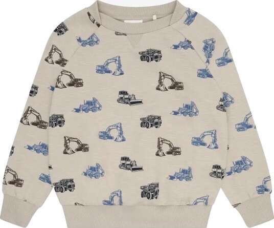 Minymo Sweatshirt Ls Aop FEATHER GRAY 92