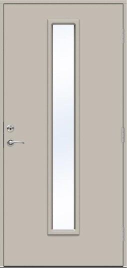 Ytterdør Swedoor Advance-Line Nordic Narvik med Yale Doorman Classic Home