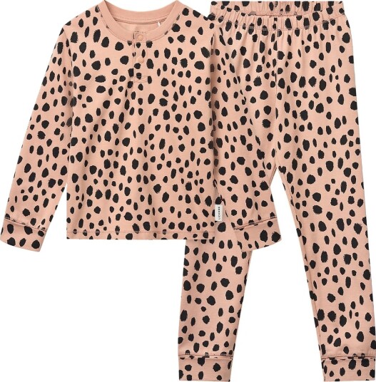 Liewood Wilhelm Grow Printed Pyjamas Set Pink 98/104