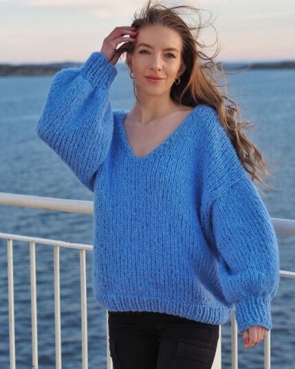 Knit Norway VEDA Genser Oppskrift Knit Norway VEDA Genser Oppskrift