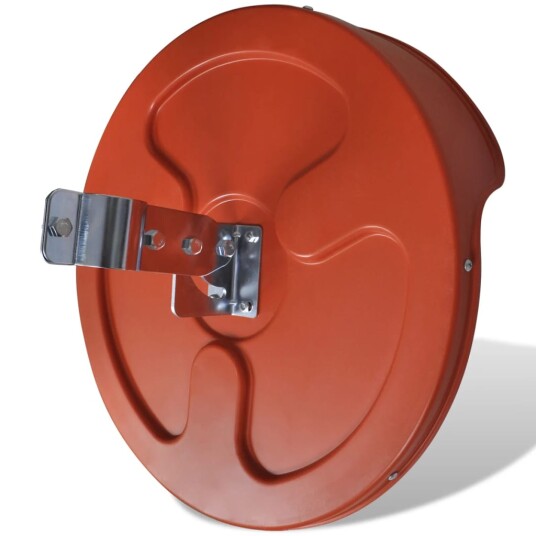 vidaXL Trafikkspeil konvekst PC plast oransje 45 cm utendørs vidaXL Trafikkspeil konvekst PC plast oransje 45 cm utendørs