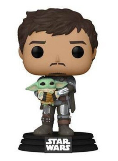 Funko POP! Star Wars Mandalorian Mando med Grogu Figur