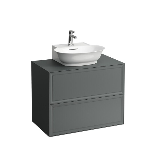 Laufen The New Classic Servantskap 775x455 mm m/topp Trafikkgrå